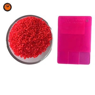 Colore brillante al neon fluorescente Masterbatch per PE PP ABS TPU PVC PET PLA PS PA